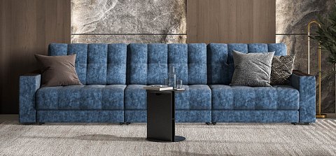 Диван Босс Гранд велюр Роял синий 2