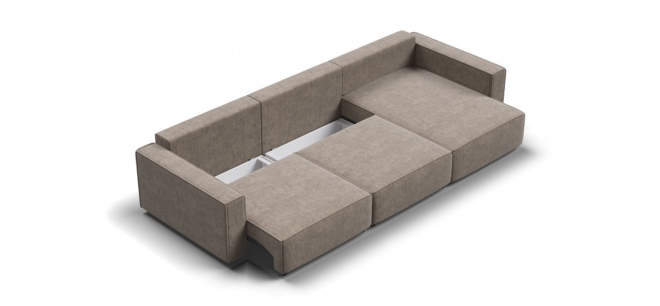 Угловой диван Босс Софт Модуль Макс велюр Роял тауп