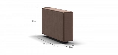 Босс Софт Модуль подлокотник 2 шт. велюр Монолит мокко 1