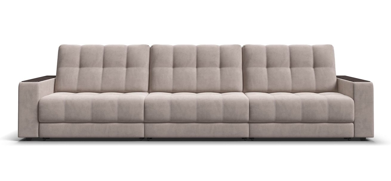 Диван Босс Гранд велюр Монолит латте