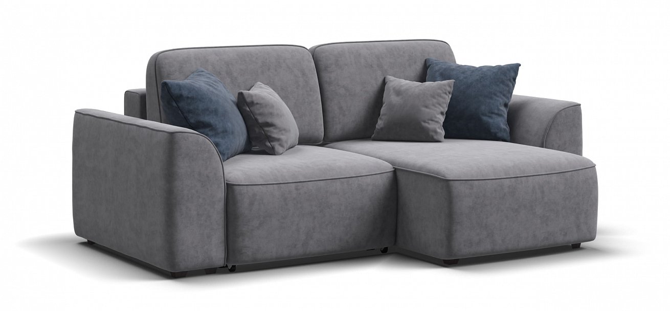 Угловой диван Кинг Модуль велюр Роял агат