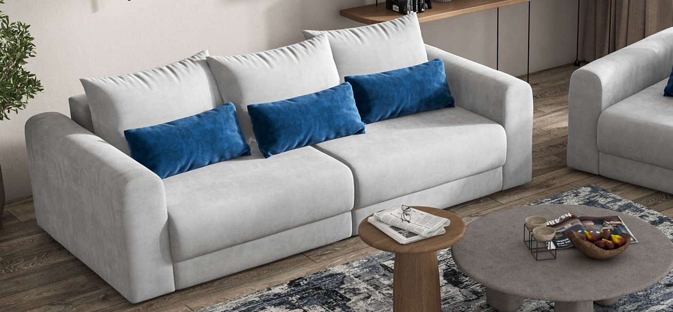 Модульный диван Ричмонд Модуль велюр Монолит сталь