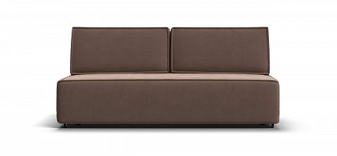 Диван Норд мини велюр Монолит мокко 1