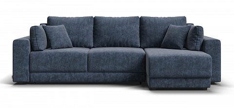 Угловой диван Босс Прайм ХЛ велюр Роял синий 1