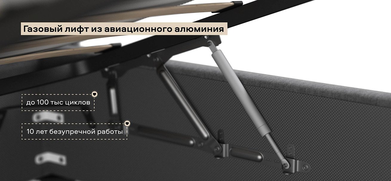 Фрея Кровать+ПМ 160*200 велюр Монолит серый