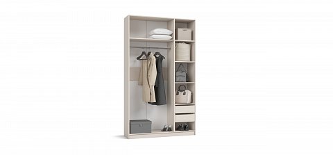 Босс Стандарт 135*236 шкаф распашной 3Д+ящики Кашемир 3