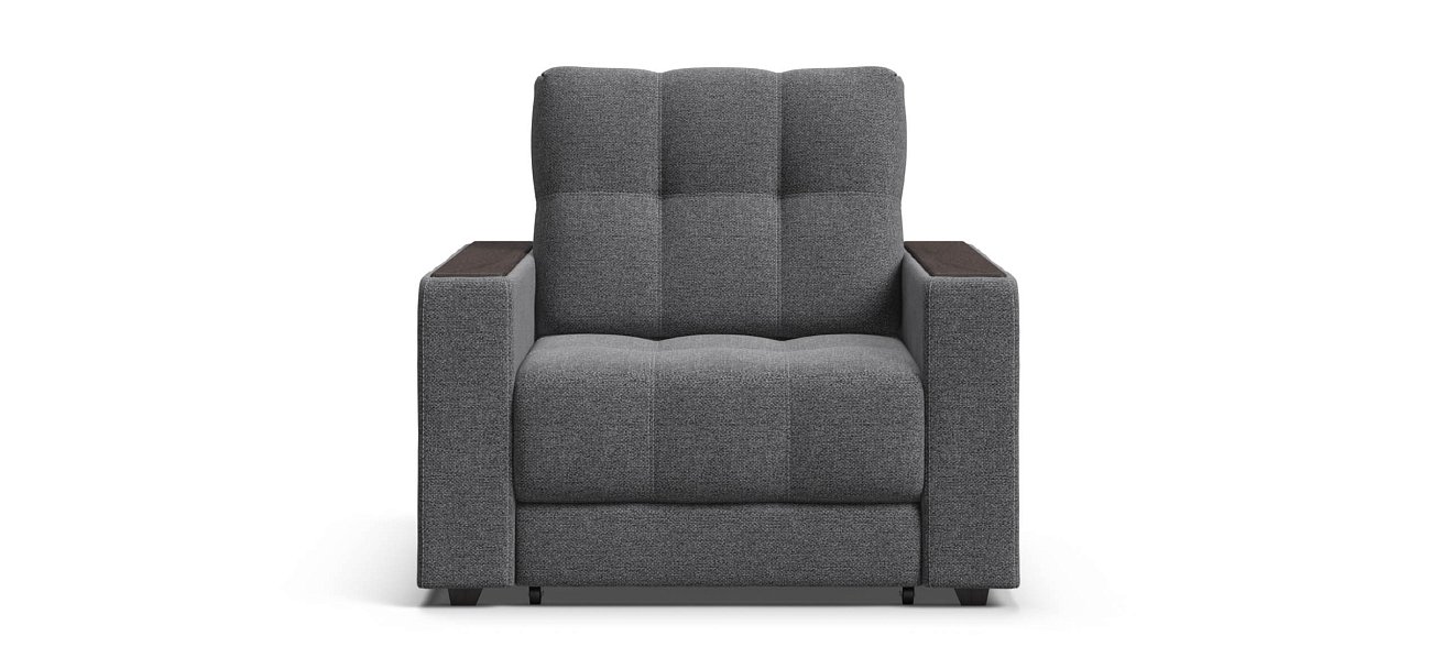 Босс кресло-кровать Рогожка Мальмо серый