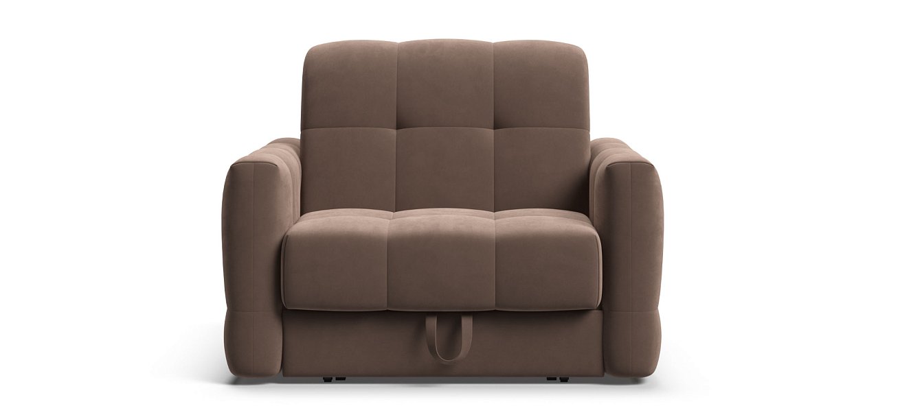 Босс Слип кресло-кровать велюр Монолит мокко