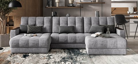 Угловой диван Босс Макс велюр Роял агат 2