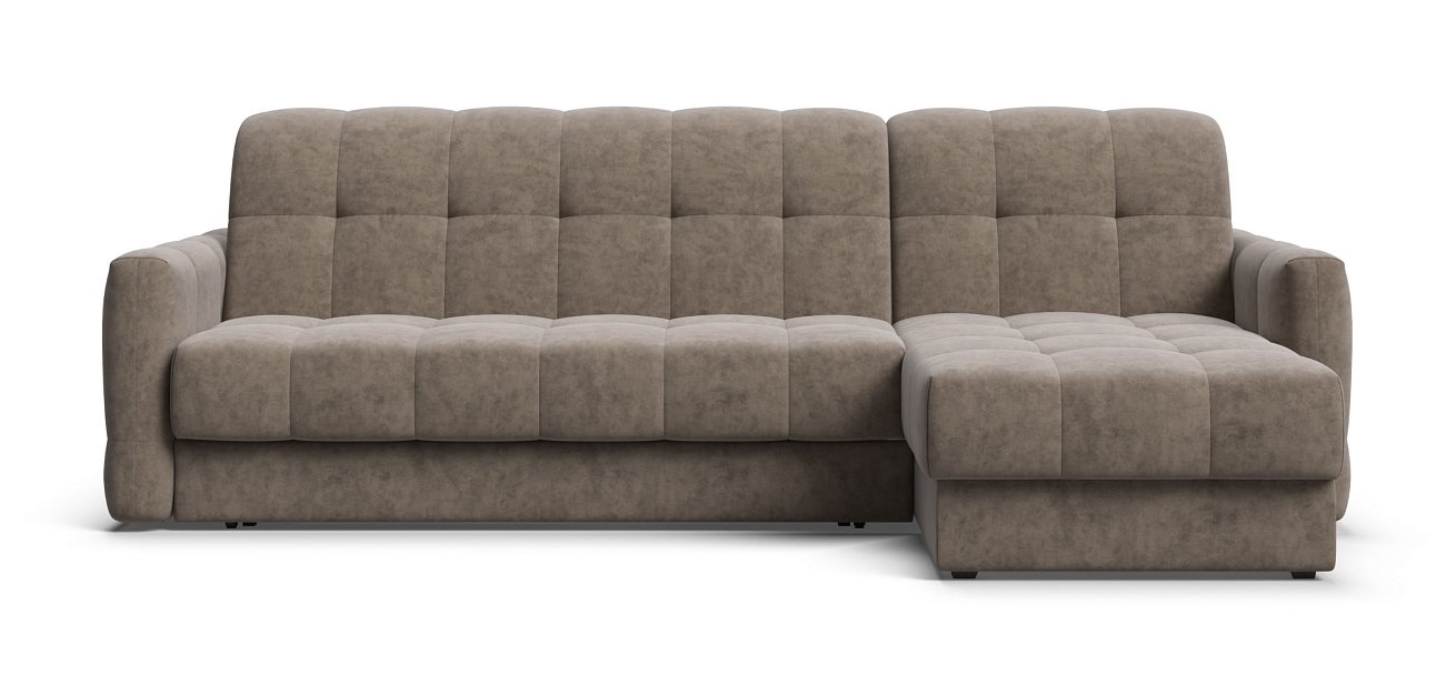 Угловой диван Босс Слип 160 велюр Роял тауп