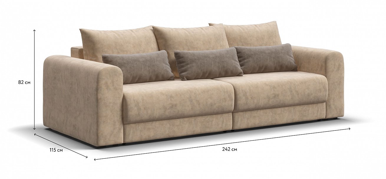 Модульный диван Ричмонд Модуль велюр Роял шампань