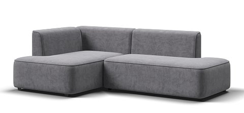 Угловой диван левый Кинг Твин велюр Роял агат 3