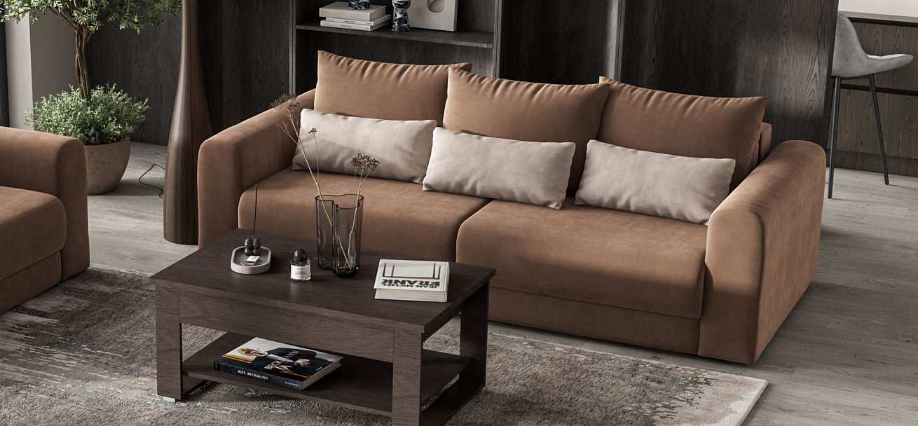 Модульный диван Ричмонд Модуль велюр Монолит мокко