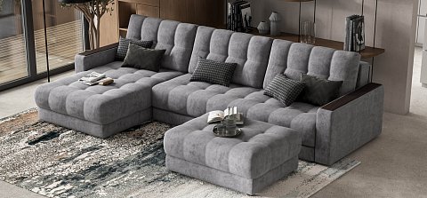 Босс пуф велюр Роял агат 2