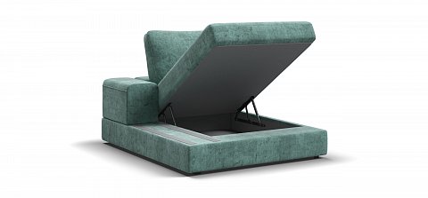 Босс Модуль оттоманка левая Шенилл Глосс минт 2