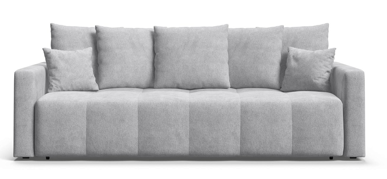 Диван Босс Тренд Шенилл Клауд серый