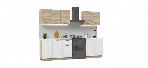 Кухонный гарнитур Люкс-200 Сонома