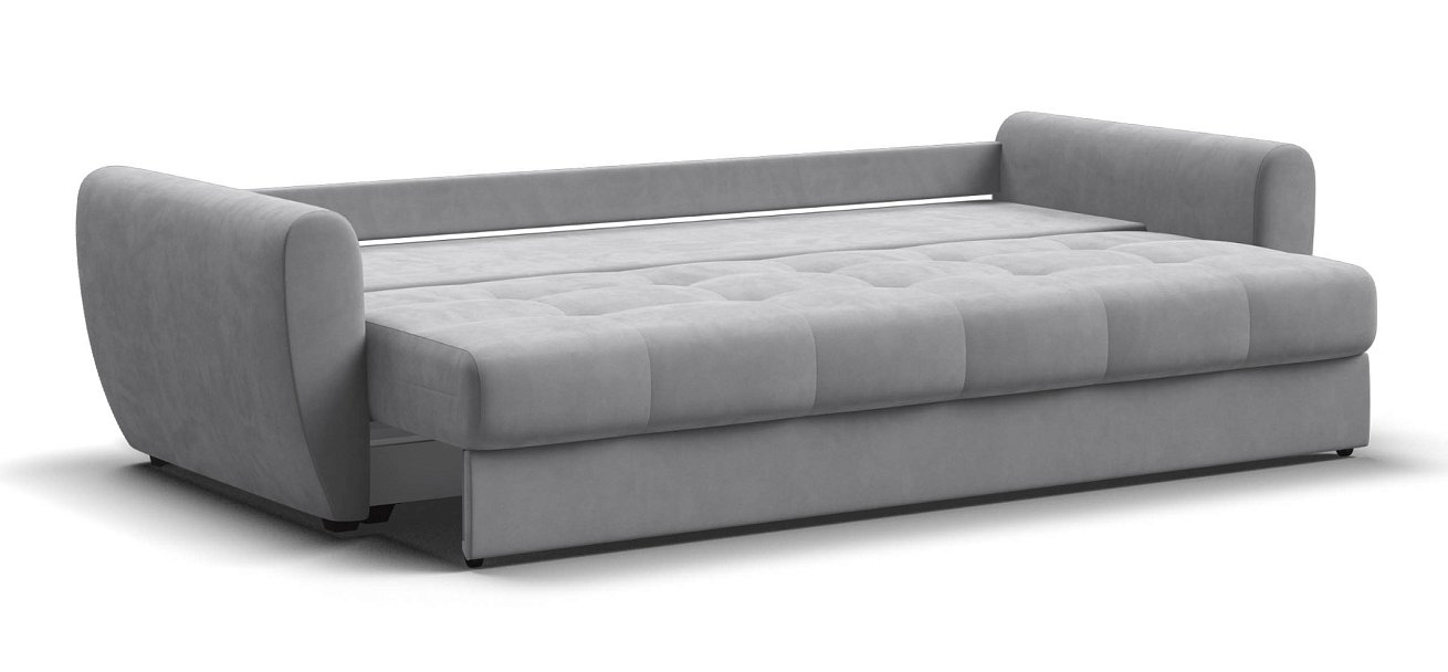 Диван Престон велюр Монолит сталь