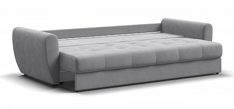 Диван Престон велюр Монолит сталь 3