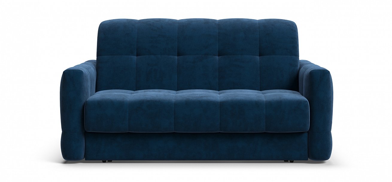 Диван Босс Слип 140 велюр Монолит синий