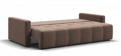 Диван Босс Тренд велюр Монолит мокко 3