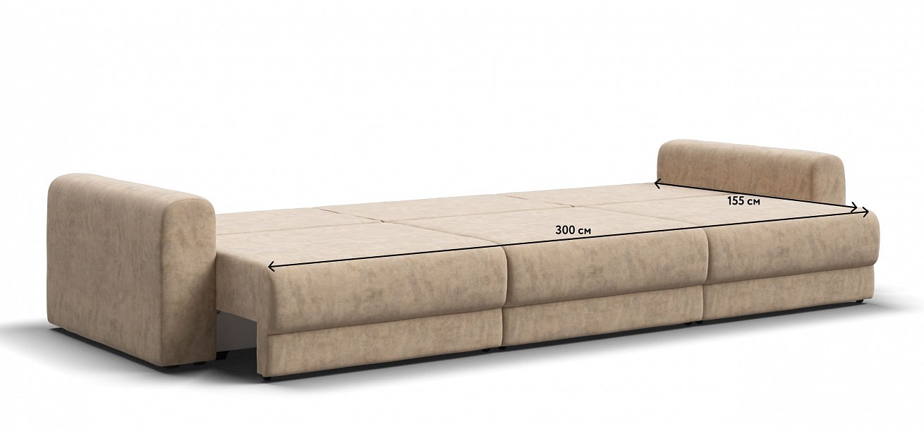 Модульный диван Ричмонд Модуль Макс велюр Роял шампань