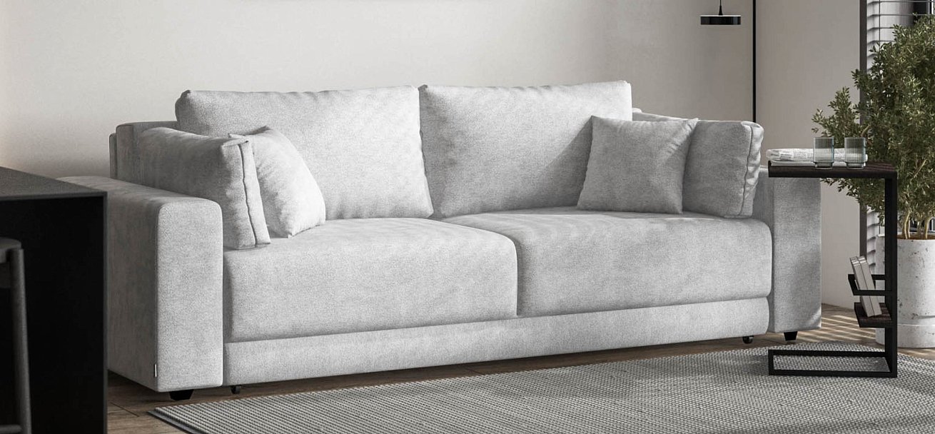 Диван Босс Прайм Шенилл Клауд серый