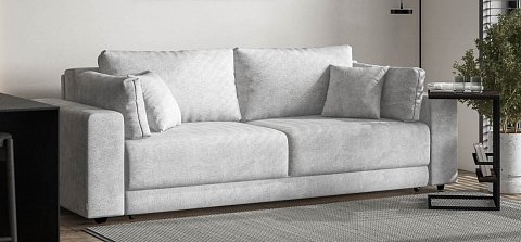 Диван Босс Прайм Шенилл Клауд серый 2