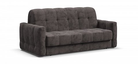 Диван Босс Слип 160 велюр Алькантара серый