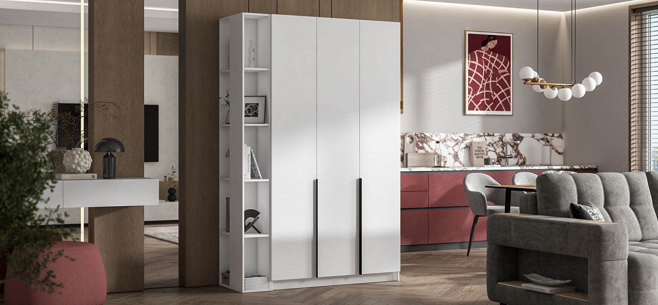 Стеллаж 220 Белый