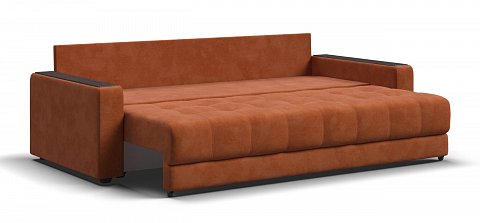 Диван Босс велюр Алькантара оранж 3