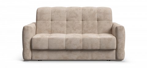 Диван Босс Слип 140 велюр Алькантара пепел 1