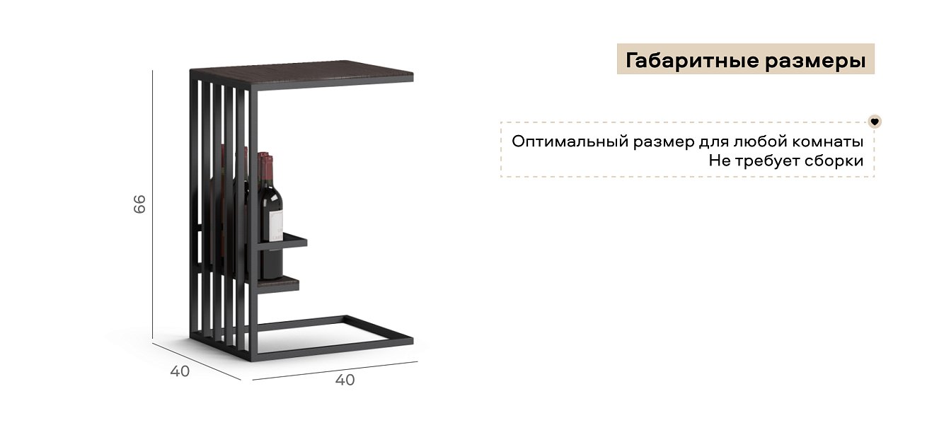 Босс ХО Стол-приставка Венге (МДФ)