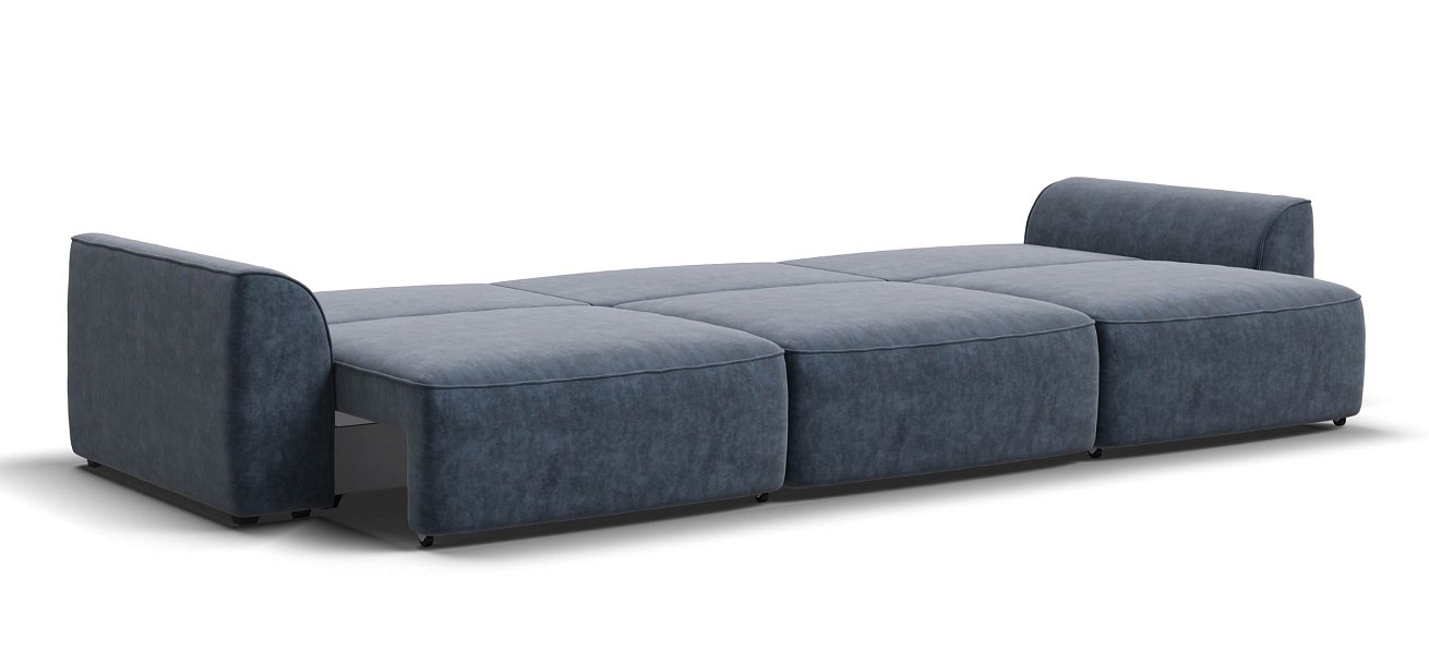 Диван Кинг Макс велюр Роял синий