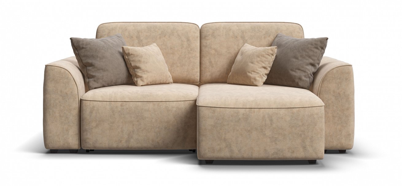 Угловой диван Кинг Модуль велюр Роял шампань