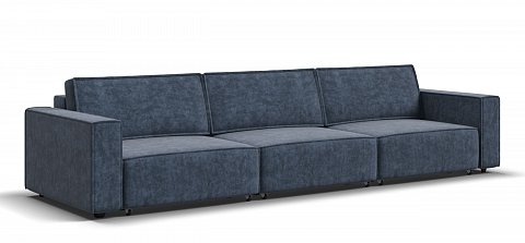 Диван Босс Софт Модуль Макс велюр Роял синий 1