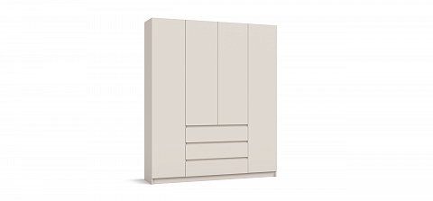 Идея 180 шкаф распашной 4Д+ящики Кашемир 1
