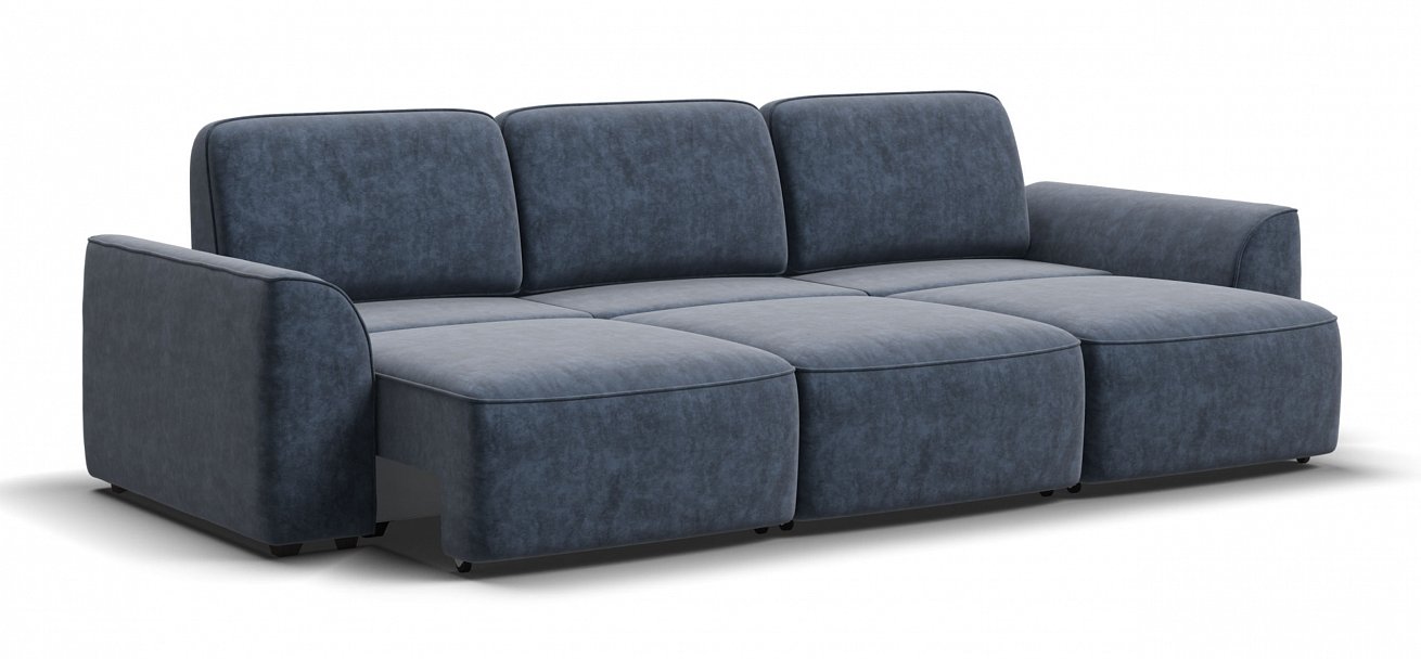 Диван Кинг Модуль Макс велюр Роял синий