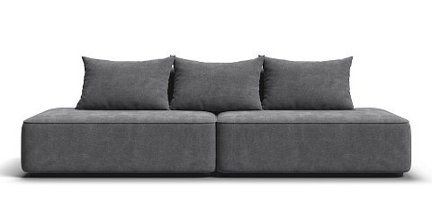 Диван Кинг Твин Шенилл Клауд графит 1