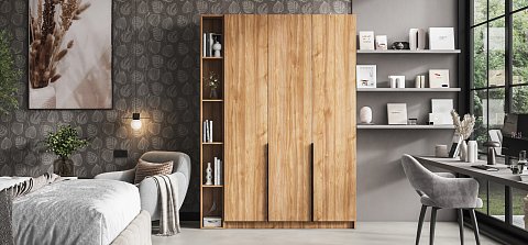 Стеллаж 220 Орех Селект 2