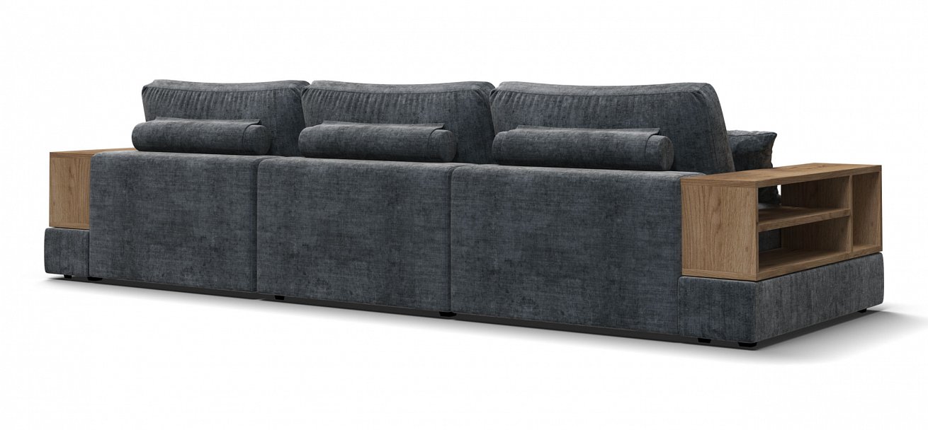 Диван-кровать Босс Модуль Макс Шенилл Глосс карбон