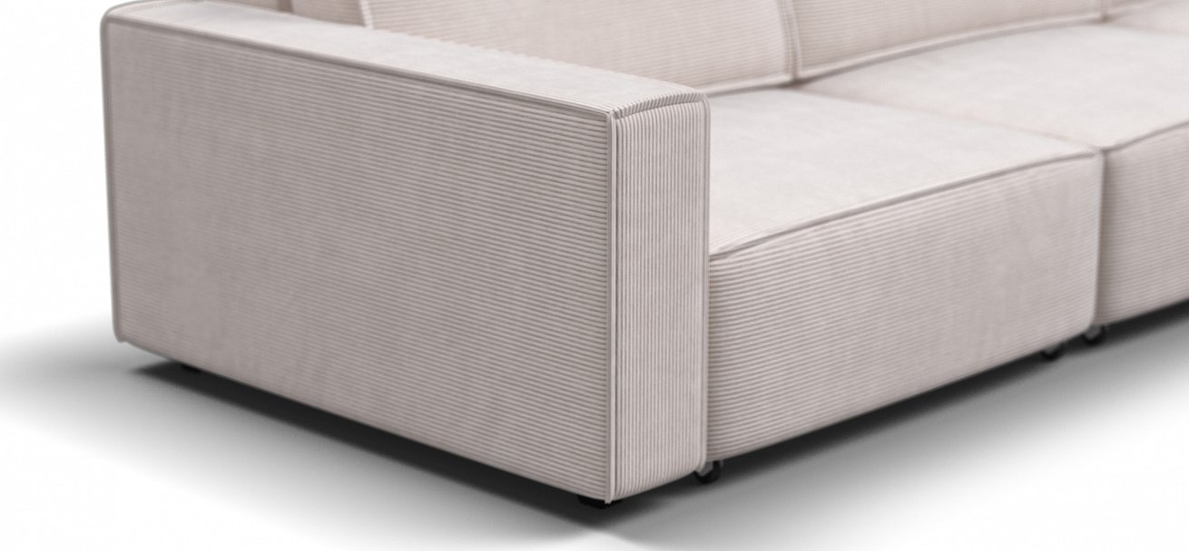 Диван Босс Софт Модуль Вельвет Корд бежевый