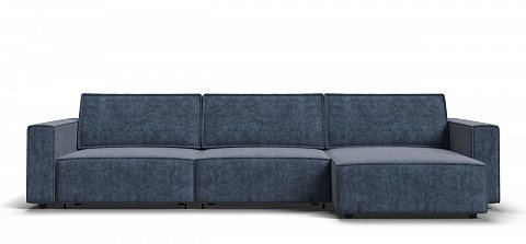 Угловой диван Босс Софт Модуль Макс велюр Роял синий 2