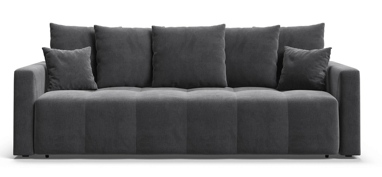 Диван Босс Тренд велюр Монолит серый