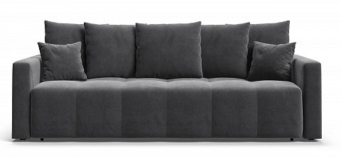 Диван Босс Тренд велюр Монолит серый 1