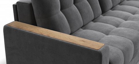 Накладки 2 шт. на угловой диван Босс Макс Дымчатый Крафт 3