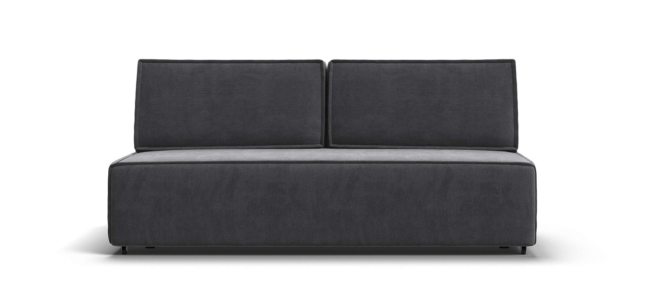 Диван Норд мини велюр Монолит серый