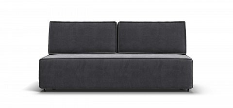 Диван Норд мини велюр Монолит серый 1