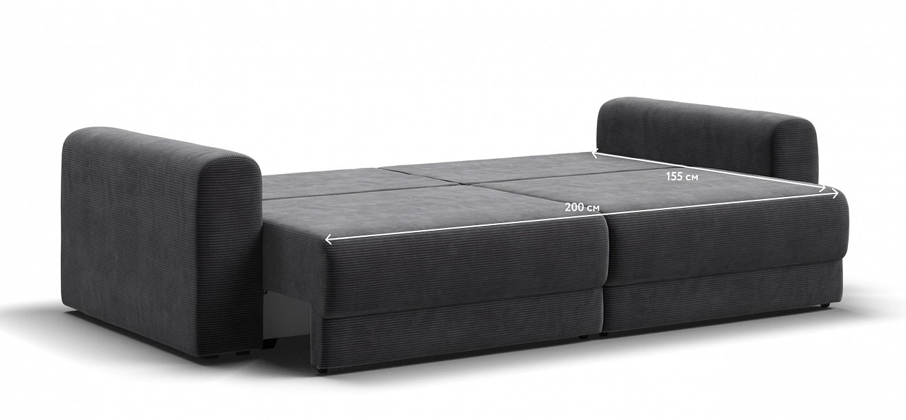 Модульный диван Ричмонд Модуль Вельвет Корд графит