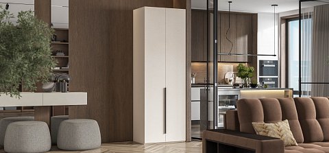 Босс Стандарт 80*236 шкаф распашной 2Д+ящики Кашемир 2